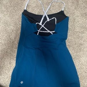 Lululemon Blue Strappy Tank Size 4